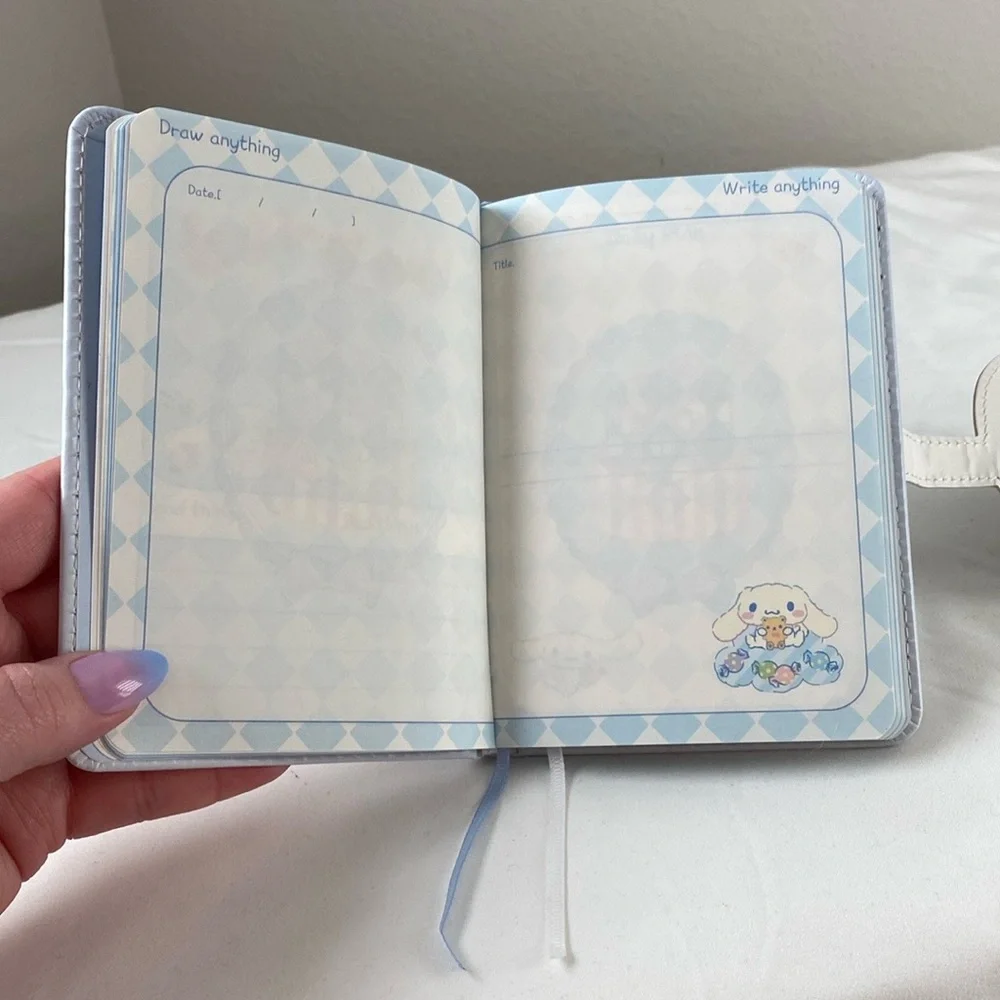 Sanrio Cinnamoroll Blue and White Notebook